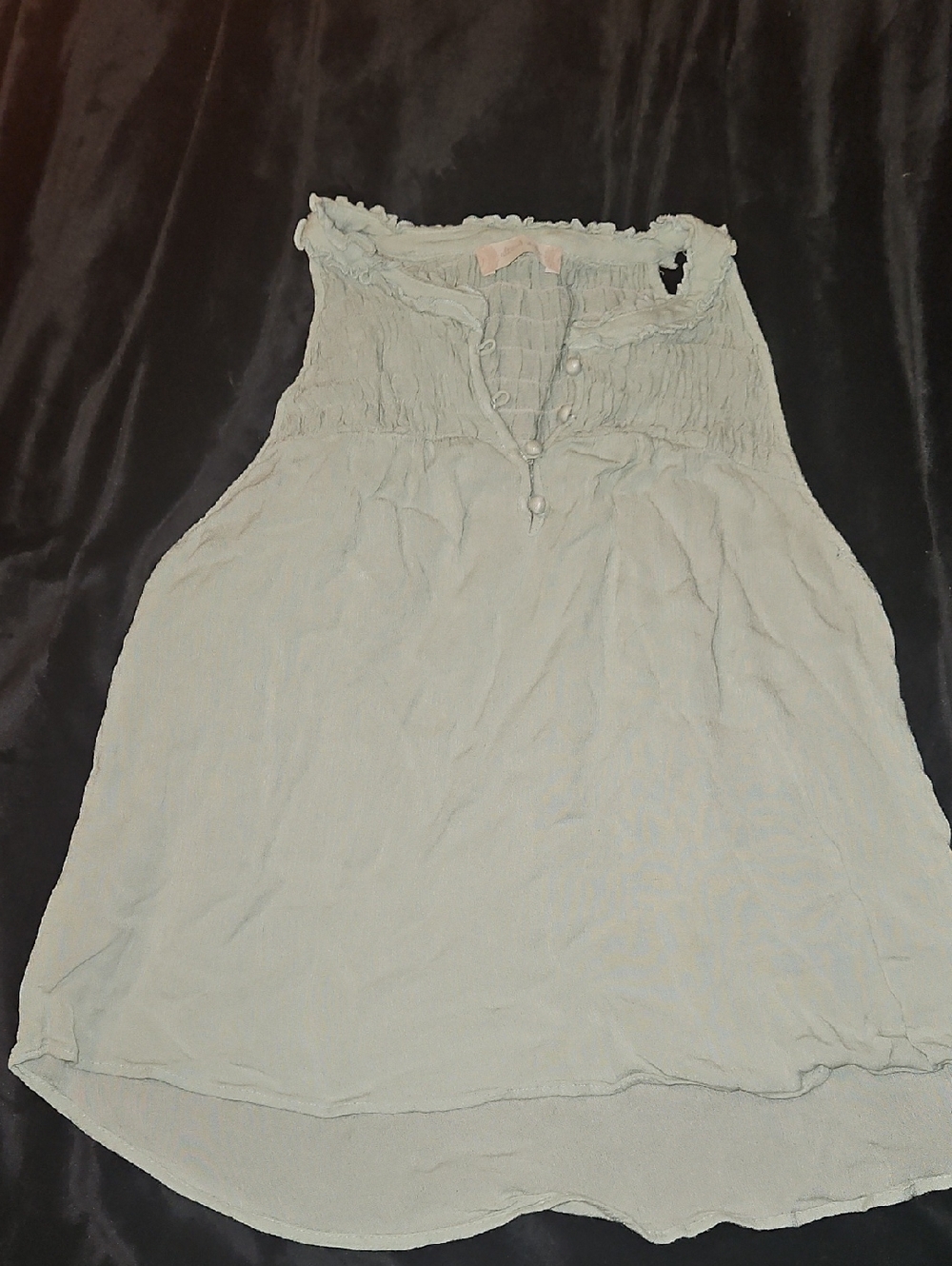 ADD ON $2 Altar'd State Sage Smocked Halter Camisole